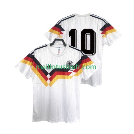 Maillot de Foot Allemagne 10 Domicile Retro 1990 Maillot de Foot Allemagne 10 Domicile Retro 1990